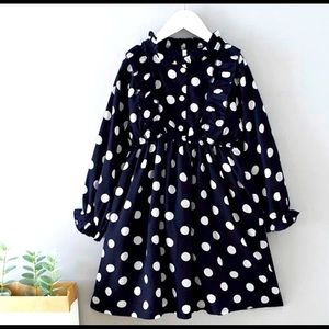 Brand new little girls polka dress